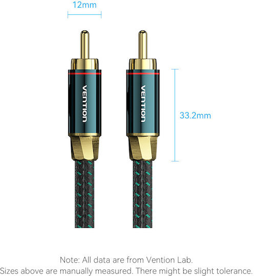 Vention Audio Digital Coaxial RCA Cable 3.0m Bctgi