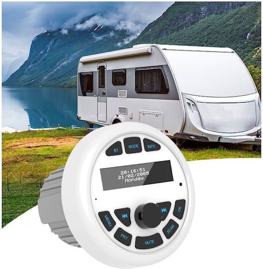 Digital IQ Boat Sound System 4x Waterproof with Bluetooth / AUX / USB White