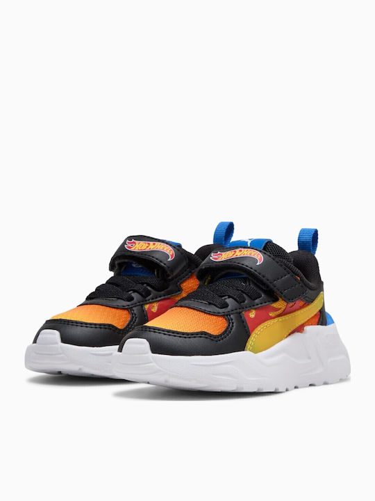Trinity Lite Kids Sneakers with Scratch Black