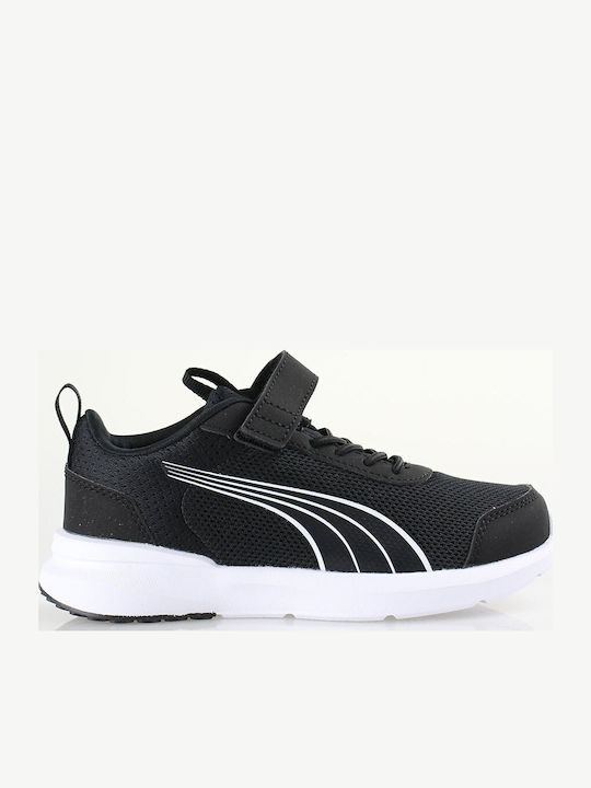 Kruz Track Kids Sneakers with Scratch Black