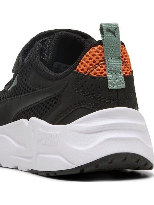 Trinity Lite Παιδικά Sneakers Ανατομικά με Σκρατς Μαύρα 400660-02