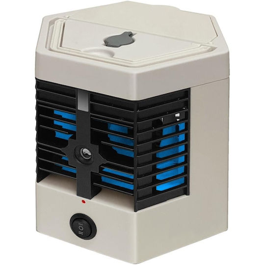 Mini Portable Air Conditioner Foxmag24 Cooling Humidifying Air Purifying Function White