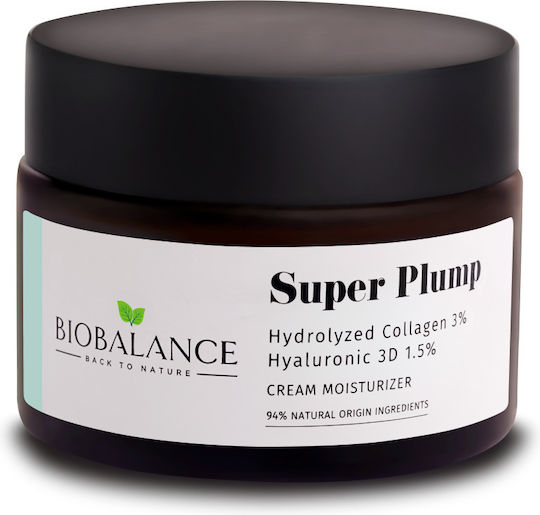 Alpaya Dermaceuticals Super Plump 3% Colagen Hidrolizat + 3D Acid Hialuronic 1.5% Rich Cremă de Fata Hidratare & Anti-îmbătrânire cu Acid Hialuronic & Colagen 50ml