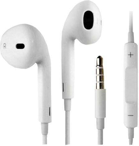 Căști In-ear Microfon Jack 3.5 Mm Conexiune Sunet Clar Bass Puternic Design Ergonomic Confortabil Control Integrat Apeluri Muzică Alb