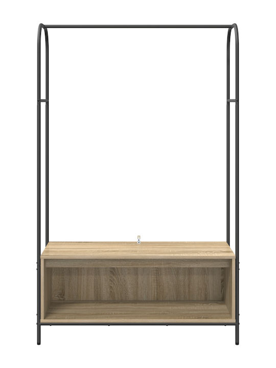 vidaXL Cuier de podea Bej 100x44x160cm