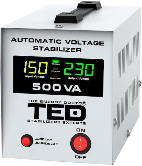 Automatic Voltage Regulator Avr 500va Lcd T