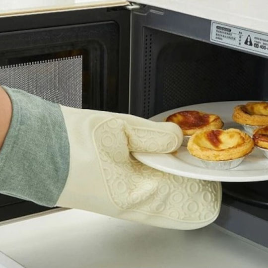 Oven Mitt Silicone Pink 1pcs