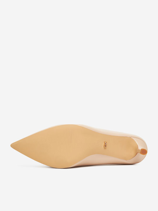 Pantofi cu toc Bej