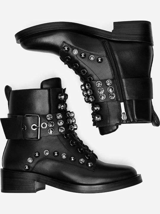 Stiefeletten Damen Schwarz
