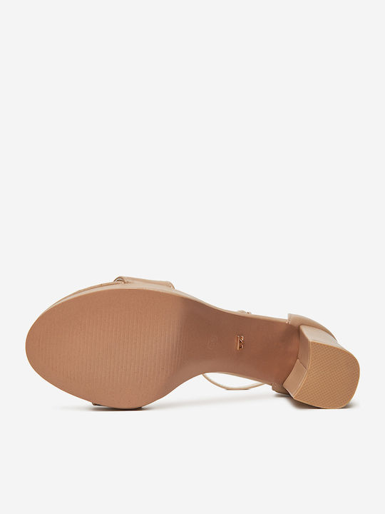 Sandalen Beige
