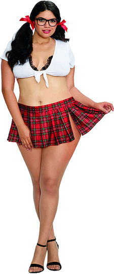 Dreamgirl Plus Size Sexy Kostüm Studenten