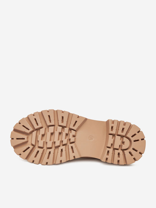 Damen Loafers in Beige Farbe