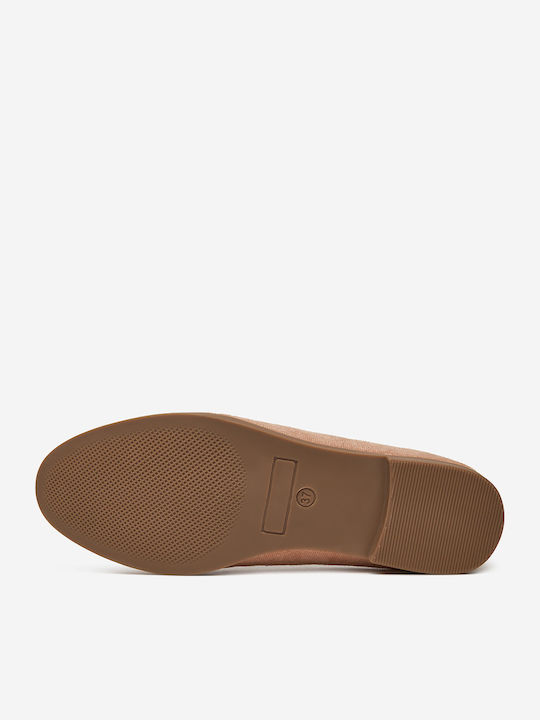 Damen Loafers in Beige Farbe