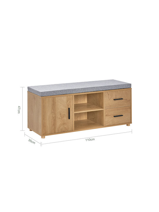 Ξύλινη Παπουτσοθήκη 110x45x35cm