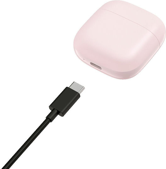 Edifier X2 Plus Earbud Bluetooth хендсфри Слушалки с Устойчивост на Пот и Кутийка за Зареждане Розов