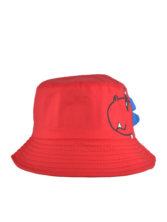 Brims and Trims Palarie Copii Bucket Roșie