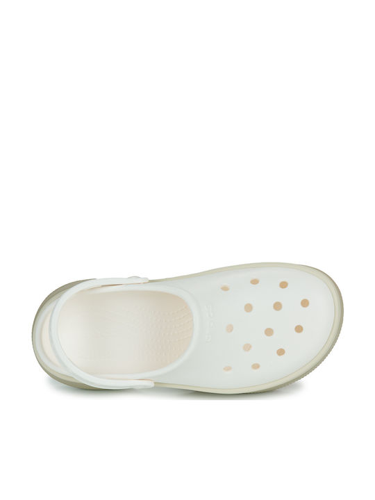 Crocs Classic Stacked Women's Clogs White