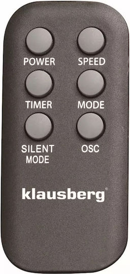 Klausberg Ventilator Tip Turn 55W Cu Telecomandă Negru