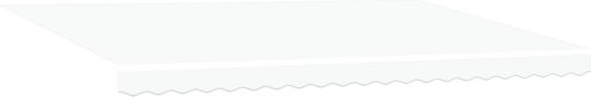 vidaXL Awning fabric White 3x5m