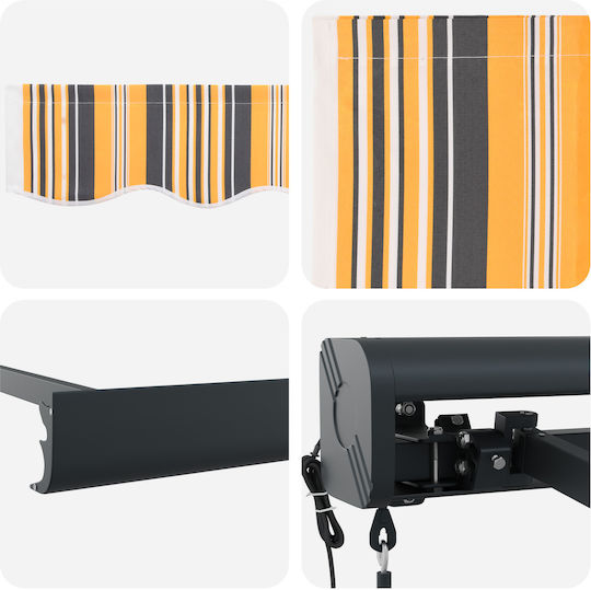 vidaXL Awning fabric Multicolour 3x4m