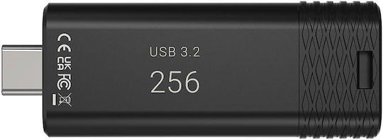 PNY 256GB USB 2.0 Stick with connection USB-C Black