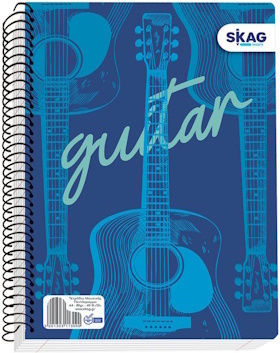 Skag Spiral Notebook Music A4 40 Sheets 1pcs (Μiscellaneous Designs)