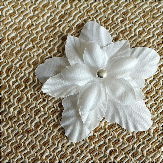Silver Adhesive Pearls Fitting Bracket 6mm 260 Pieces