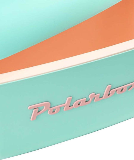 Polarbox Classic & Pop Style Portable Fridge 12lt Turquoise Pink