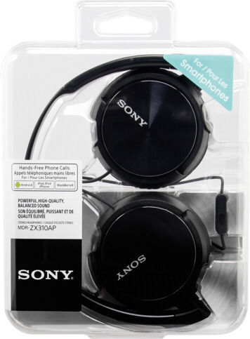 Sony MDR-310APB Ενσύρματα On Ear Ακουστικά Μαύρα