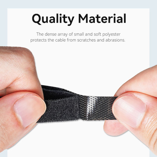 Vention Cable Organiser Hook Loop Cable Tie 120mm 10 Pcs Kanb0-10