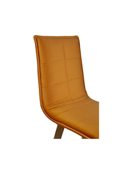 Ginger Dining Room Wooden Chair Orange