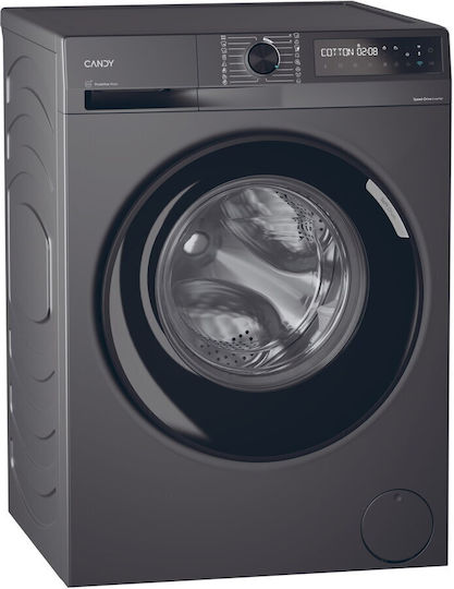 Candy Washing Machine 10kg 1400 Rounds Proactive Wash Gray BR 410B8G-S