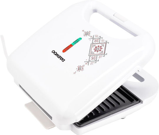 Daewoo Sandwichmaker für for 2 Sandwiches Sandwiches 800W Weiß