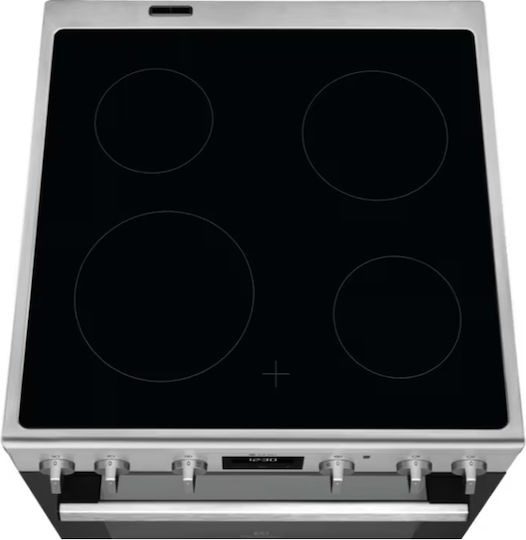 Electrolux Cooker 73lt with Ceramic Hobs W59.6cm. Inox