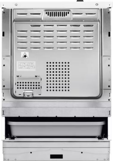 Electrolux Cooker 73lt with Ceramic Hobs W59.6cm. Inox