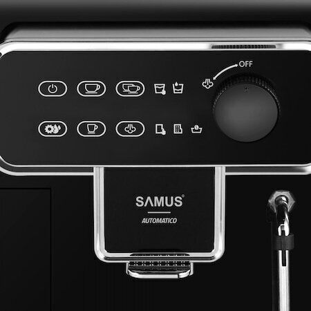 Samus Automatic Espresso Machine 1350W Pressure 15bar with Grinder Silver