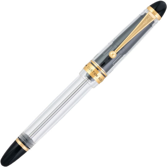 Pilot Custom 823 Writing Pen Broad Transparent with Black Ink