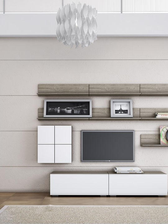 Smart No 5A Living Room TV Unit 7τμχ L270xW45xH160cm
