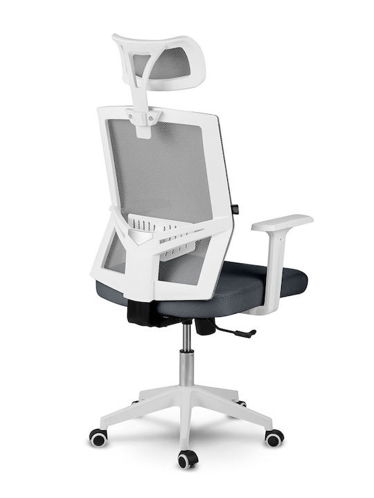 Rotar Reclining Office Chair with Adjustable Arms Gray Sofotel