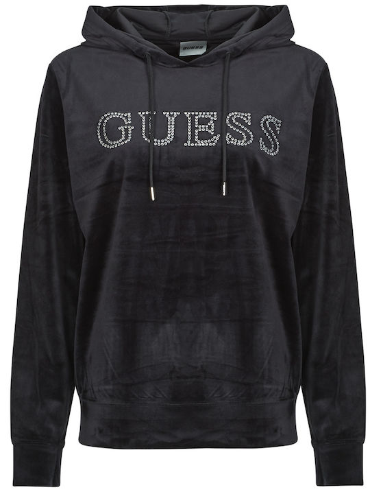 Women's Sweatshirt Hooded Black