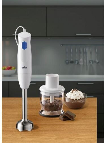 Braun Multi Quick 1 Ραβδομπλέντερ με Ανοξείδωτη Ράβδο 450W Λευκό