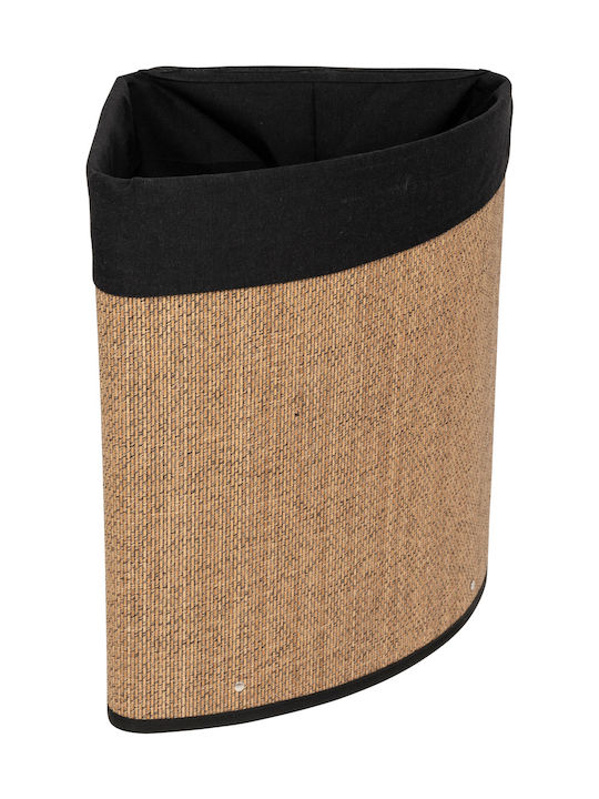 Atmosphera Luxe Καλάθι Απλύτων Ψάθινο 48lt με Καπάκι 49.5x37x50cm Μπεζ