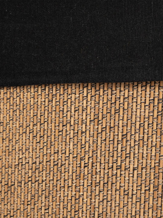 Atmosphera Luxe Καλάθι Απλύτων Ψάθινο 48lt με Καπάκι 49.5x37x50cm Μπεζ