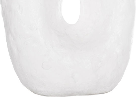 HomeMarkt Vază Decorativă Din ceramică Namentis Alb 16x5x36cm 1buc