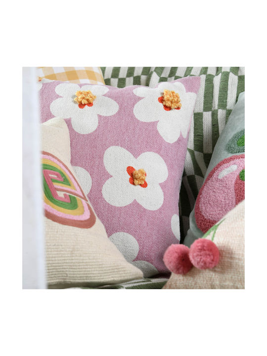 Sofa Cushion S-f Sweetlove in 100% Cotton Parme 40x40cm