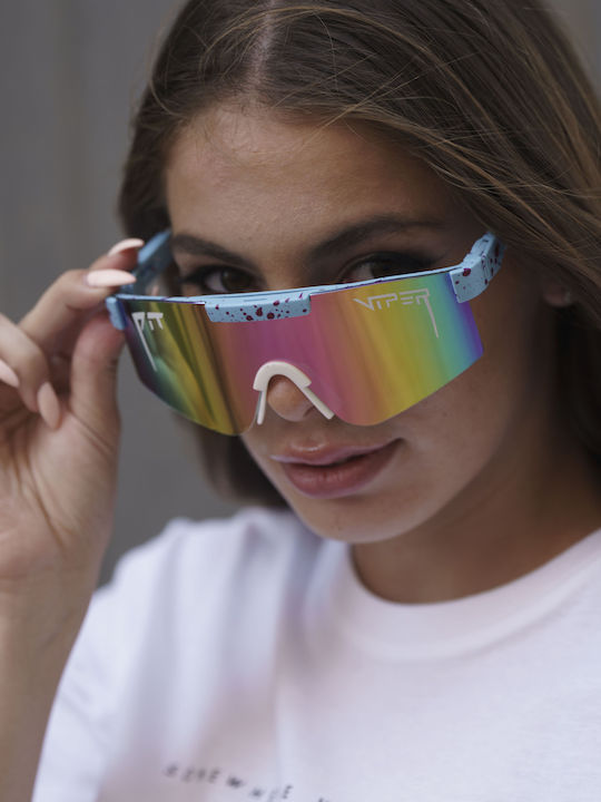 Ghetto Unisex Γυαλιά Ηλίου με Κόκκινο Σκελετό HS2047 Red