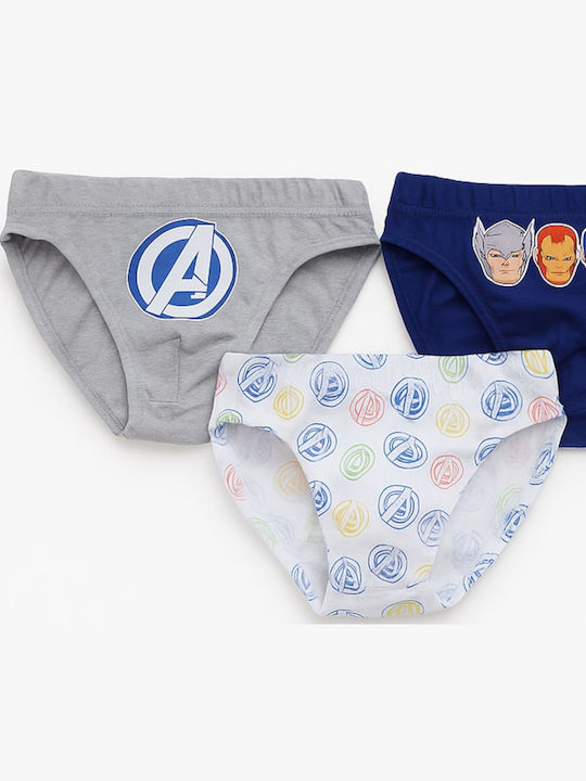 Disney Avengers Παιδικό Σετ με Βρακάκια Πολύχρωμα 3τμχ