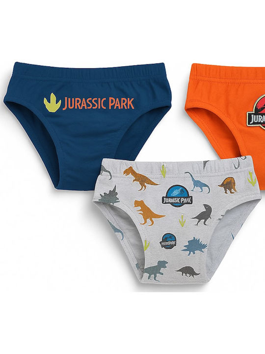 Disney Jurassic World Kids' Set with Briefs Multicolored 3pcs