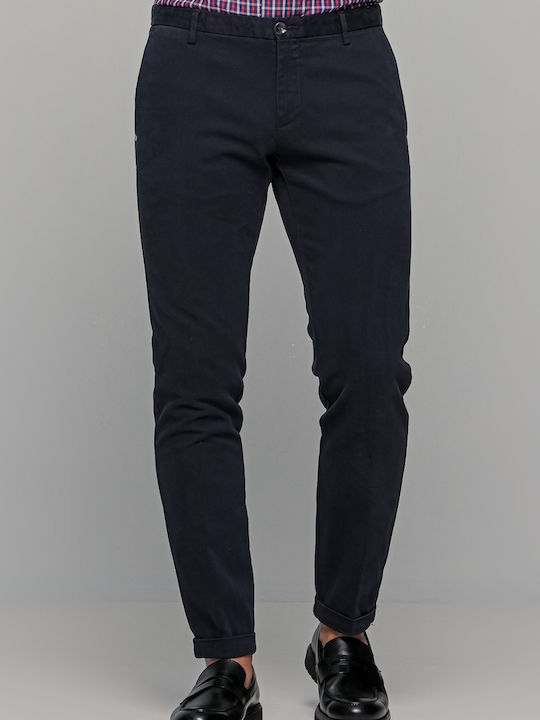 Hose Chino in Geradem Schnitt Blau