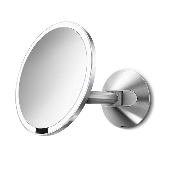 Simplehuman Καθρέπτης Μακιγιάζ Τοίχου με Φως 34.2x28cm Μπεζ